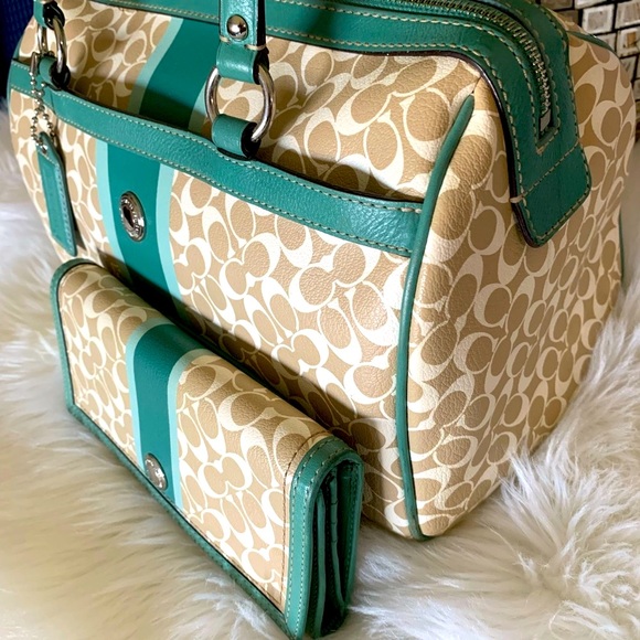 Coach Set Vintage Satchel Bag & Wallet 2pc - Picture 4 of 13